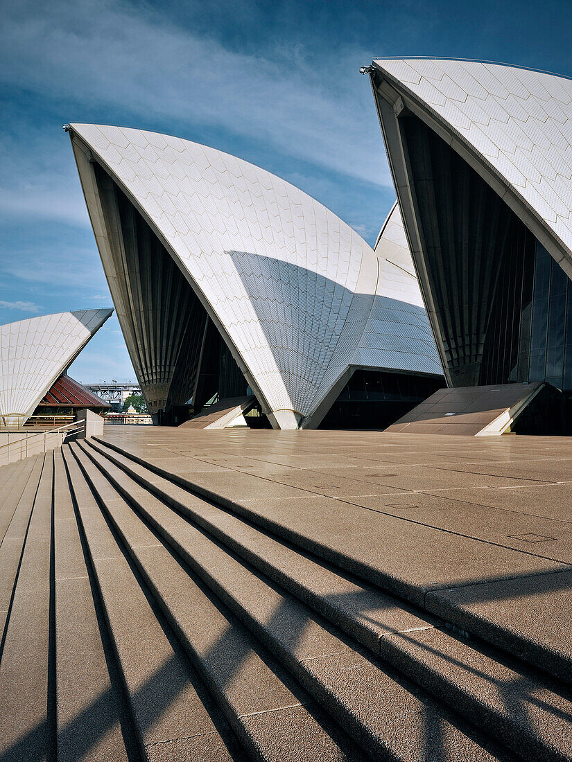 Torbögen Oper Sydney, Architekt Jorn Utzon, UNESCO Weltkulturerbe, New South Wales, Australien