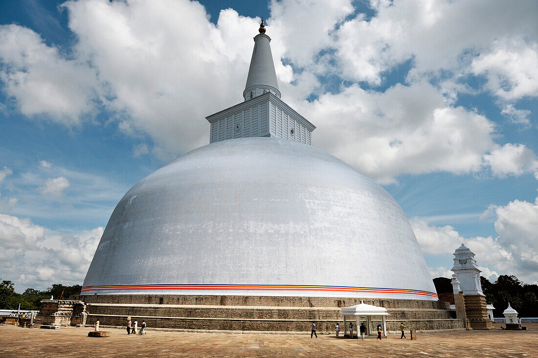 Ruvanveli Dagoba, Anuradhapura, kulturelles Dreieck, UNESCO Weltkulturerbe, Sri Lanka