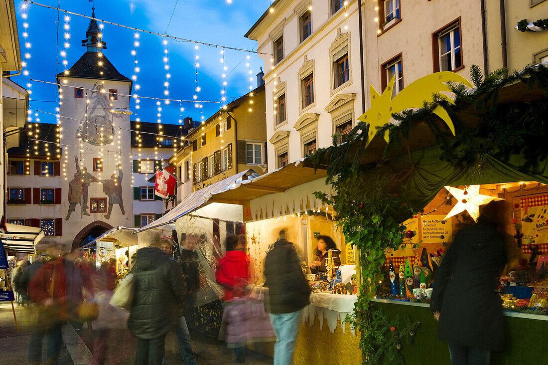 Weihnachtsmarkt, Liestal, Schweiz