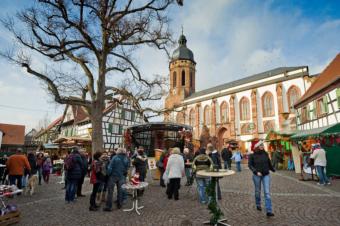 Weihnachtsmarkt, Kandel, Rheinland-Pfalz, Deutschland