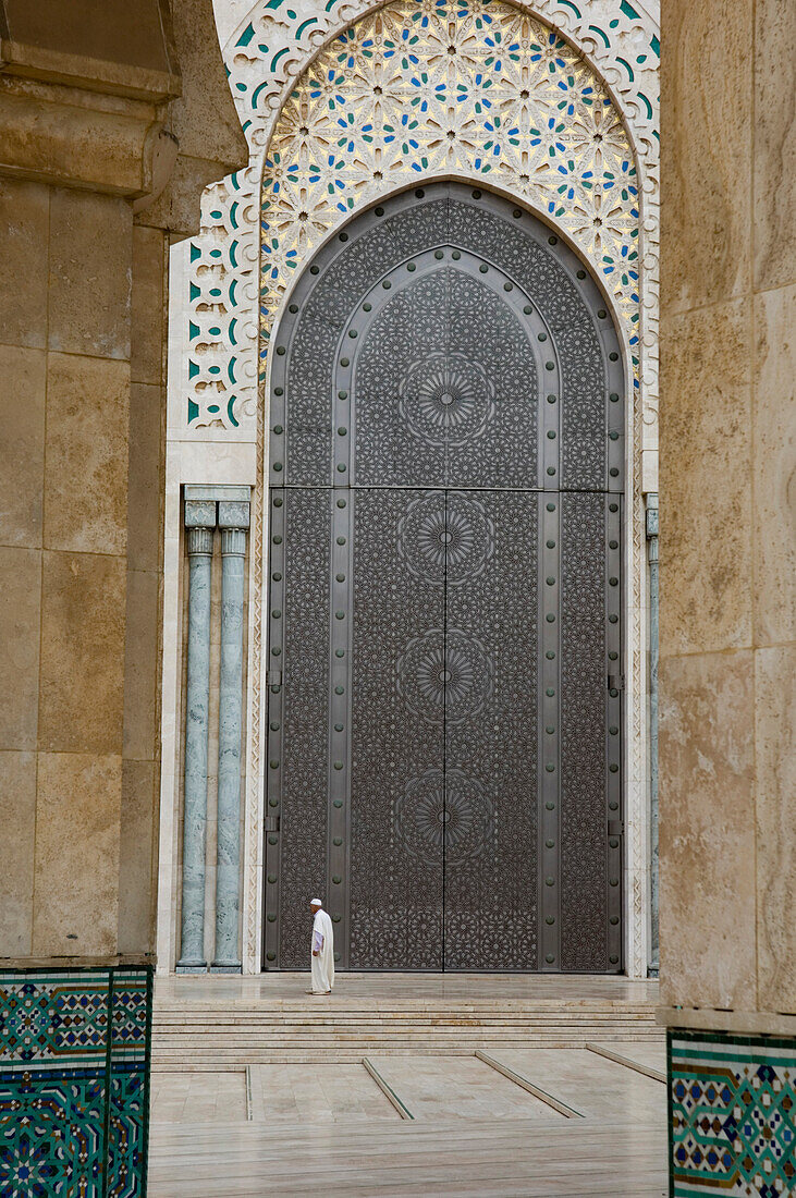 Hassan II Mosque with prayer hall, Casablanca, Morocco