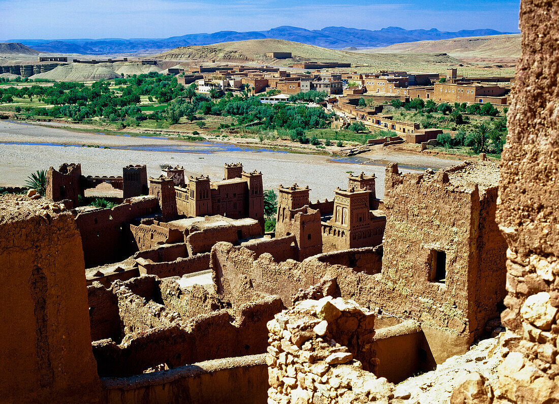 Ait Benahaddou village near Quarzazate, High Atlas Mountains, Morocco