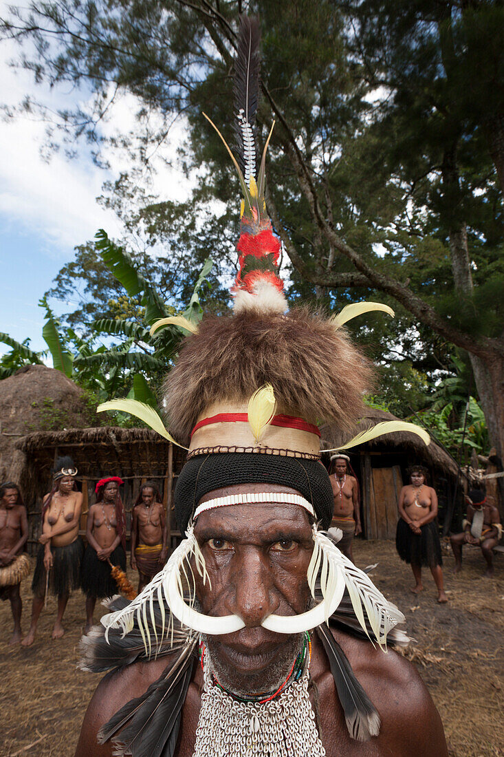 Dani Krieger, Baliem Valley, West Papua, Indonesien