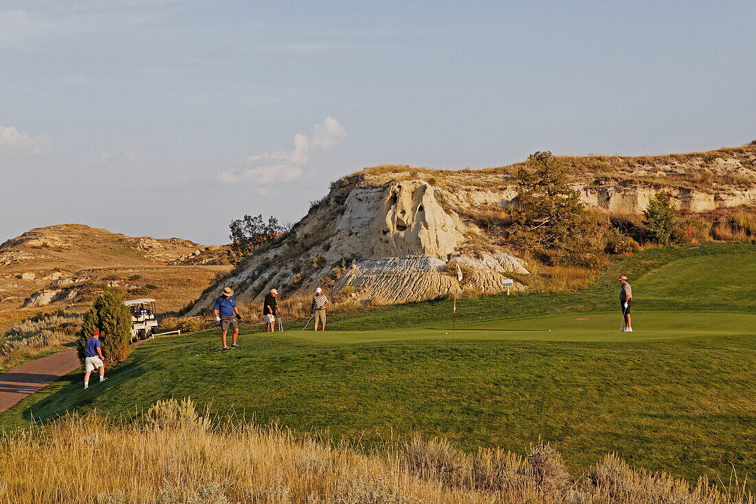 The Bully Pulpit Golfkurs, Medora, North Dakota, USA