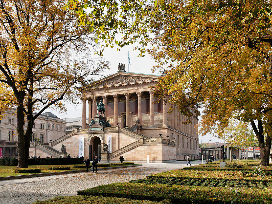 Old National Gallery, Alte Nationalgalerie, Museum Island, Berlin center, Berlin, Germany, Europe