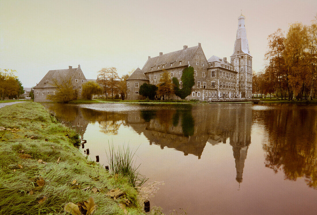 Wasserschloss Raesfeld, Münsterland, Nordrhein-Westfalen, Deutschland, Europa