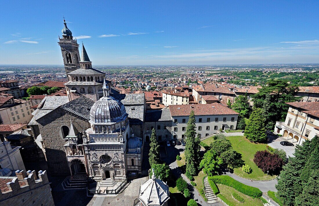 italy, Bergamo, panorama