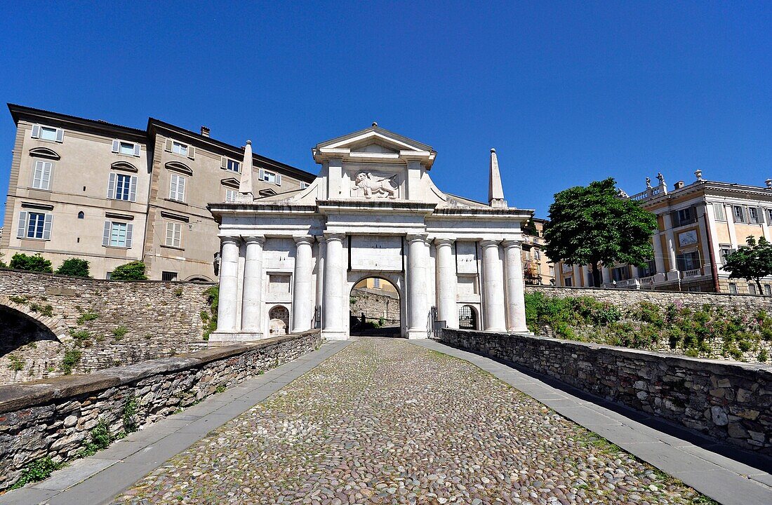Italy, Bergamo Porta San Giacomo