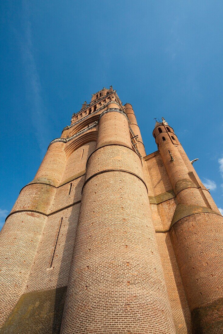 France, Midi-Pyrenees Region, Tarn Department, Albi, Cathedrale Ste-Cecile cathedral, exterior