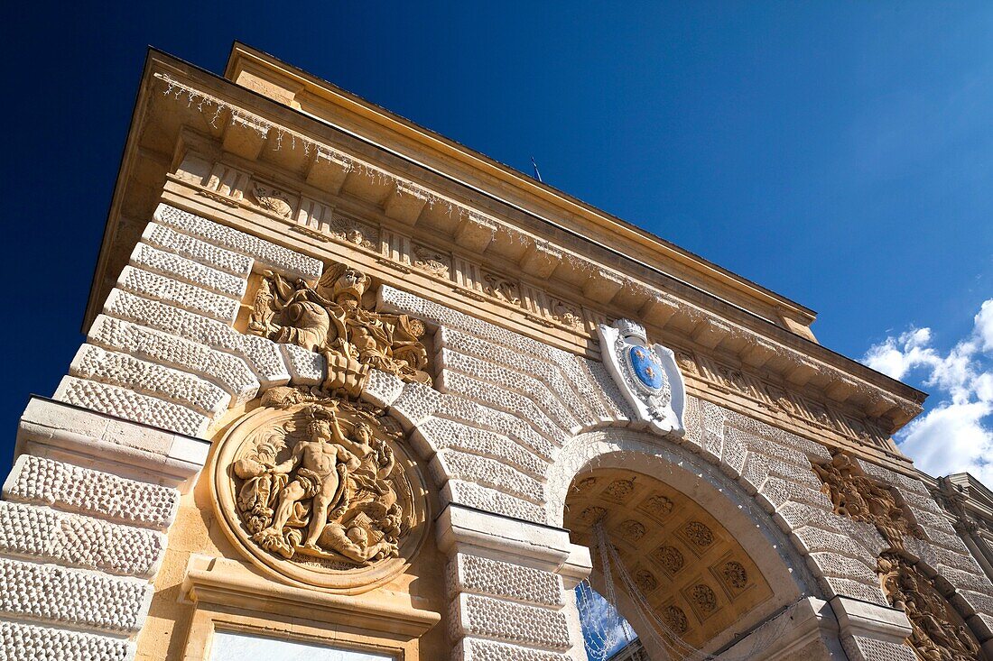 France, Languedoc-Roussillon, Herault Department, Montpellier, Arc d´ Triomphe