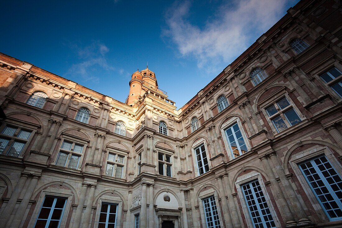 France, Midi-Pyrenees Region, Haute-Garonne Department, Toulouse, Hotel d´Assezat, finest private mansion in the city, home of the Foundation Bemberg