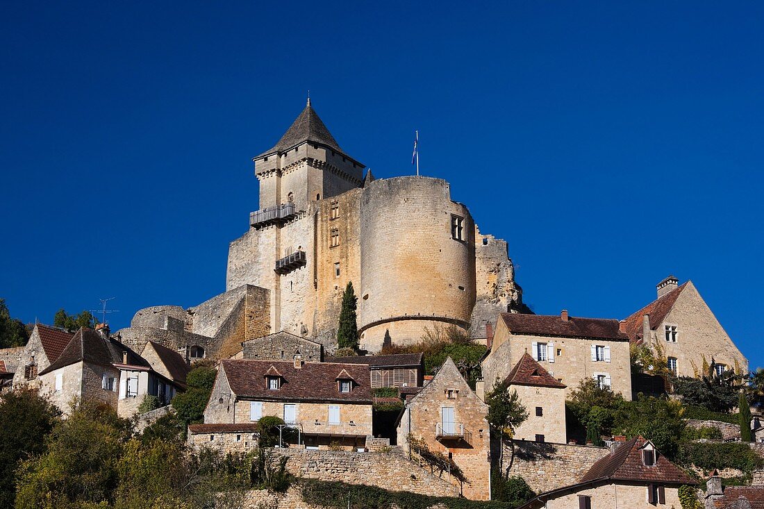 France, Aquitaine Region, Dordogne Department, Castelnaud-la-Chapelle, Chateau de Castelnaud, 13th century