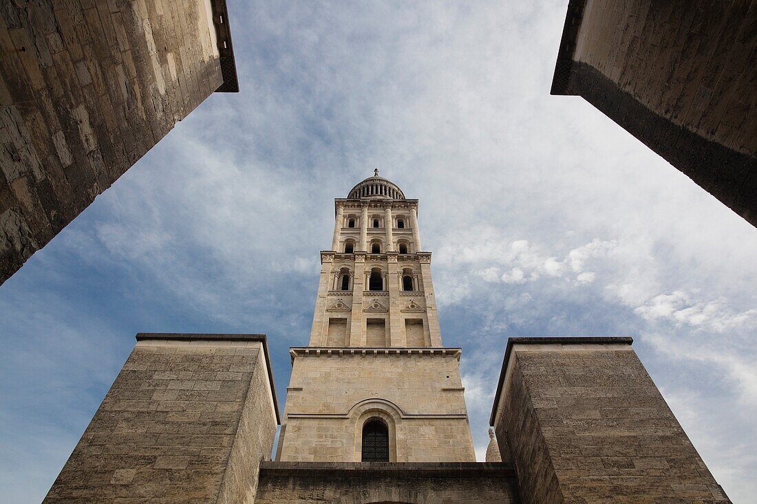 France, Aquitaine Region, Dordogne Department, Perigueux, tower of the Cathedrale St-Front cathedral