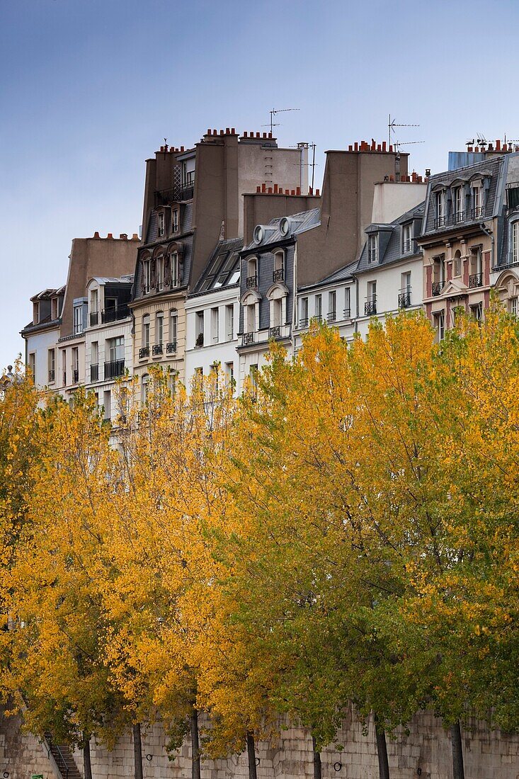 France, Paris, buildings of the Ile de la Cite