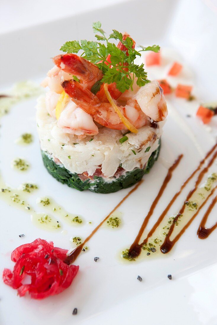 Crab, Crabs, cuisine, dish, food, healthy, meal, plate, restaurant, seafood, shrimp, starter, F57-1251783, AGEFOTOSTOCK