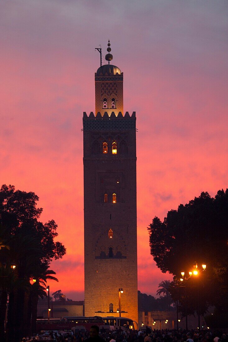 Koutoubia-Moschee in Marrakech, Marokko