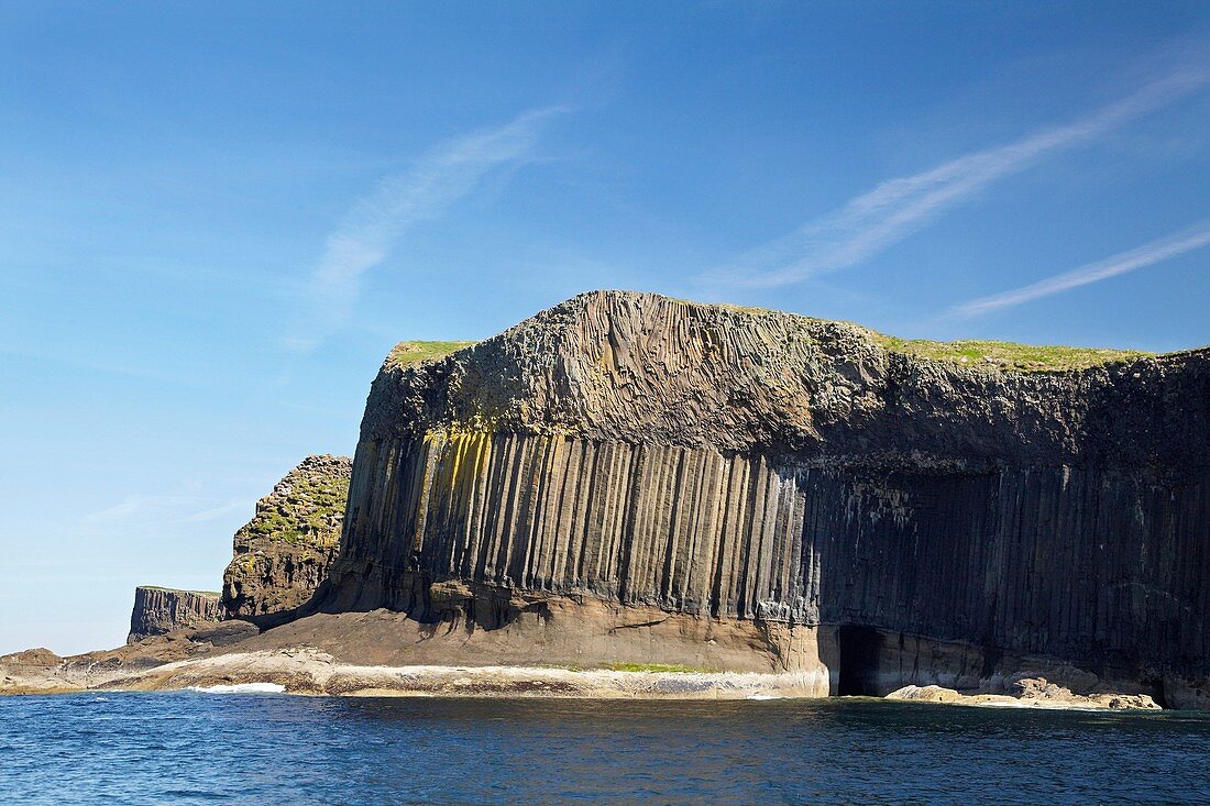 Basalt Columns by Fingal´s Cave, Staffa, Scotland, United Kingdom