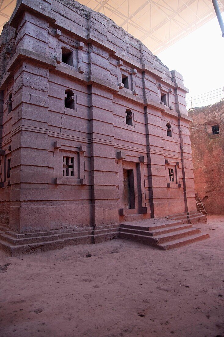 Africa. Ethiopia. Lalibela. Rock carved church.