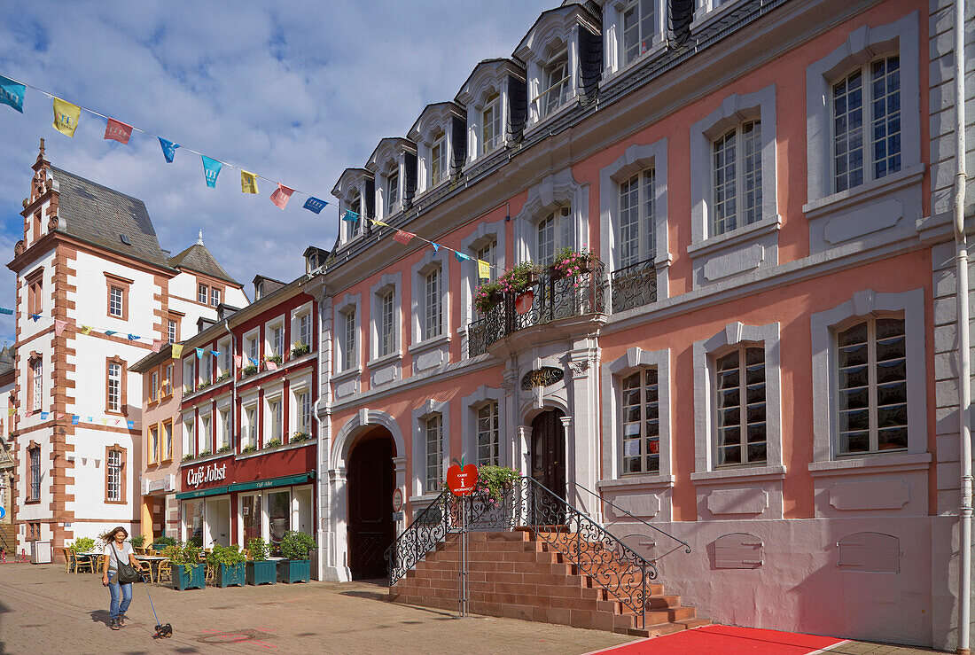 The Staadt-Marxsche Buergerhaus community center at the old town, Merzig, Saarland, Germany, Europe