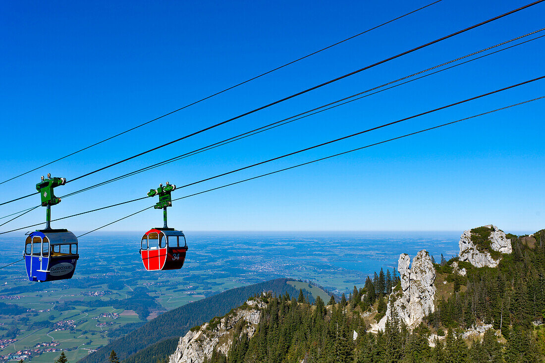 Kampenwand cable car, Chiemgau, Upper Bavaria, Germany