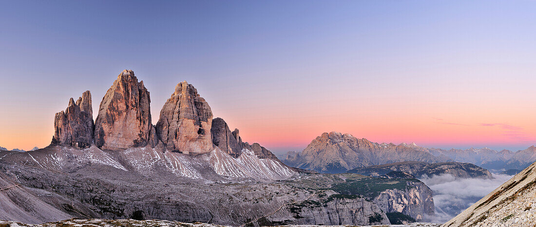 Drei Zinnen, Tre Cime, Dolomites, UNESCO World Heritage Site, South Tyrol, Veneto, Italy