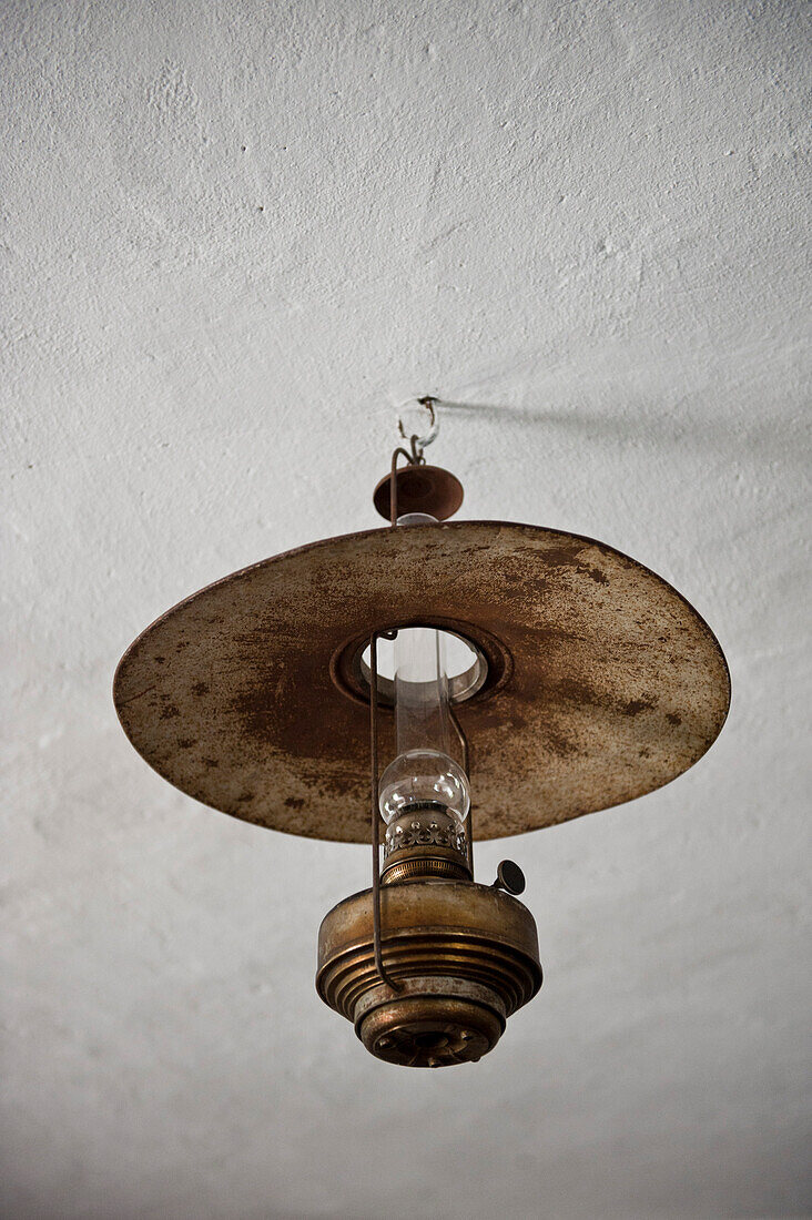 Old oil lamp, Poysdorf, Wine region, Lower Austria, Austria