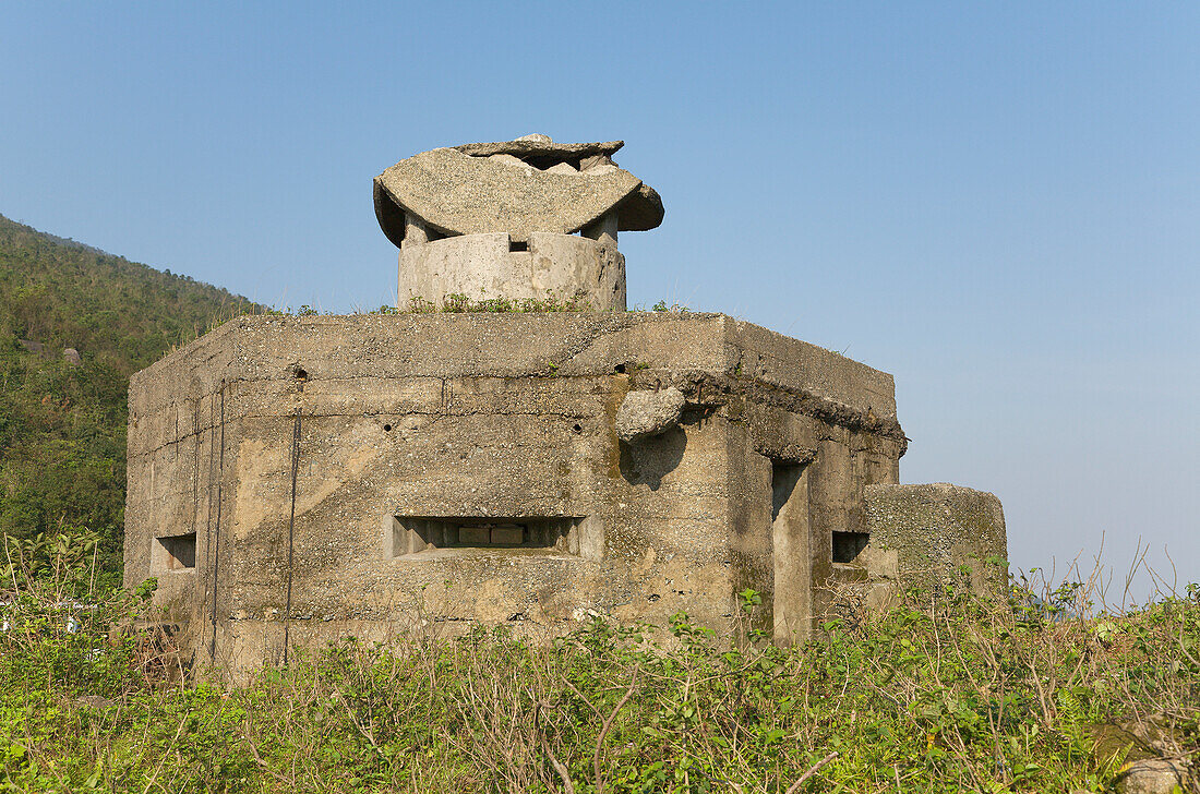 Alter Amerikanischer Bunker, Hai Van Berge, Vietnam, Asien