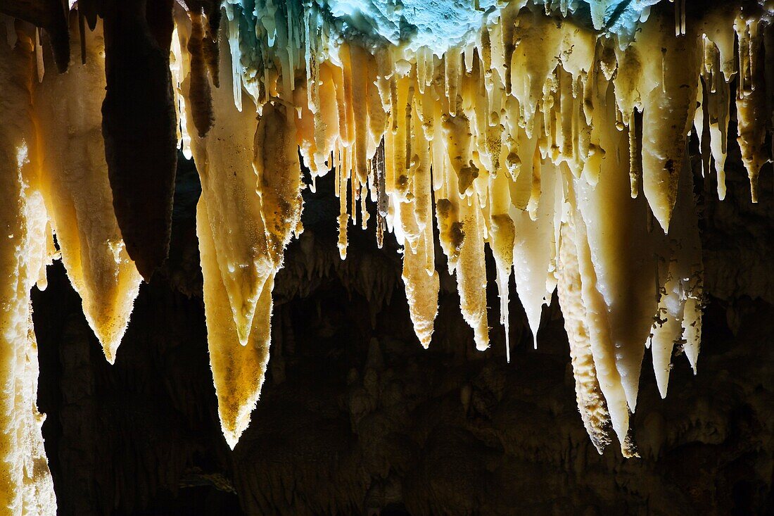 El Soplao Cave Stalactite  Saja-Nansa  Cantabria  Spain