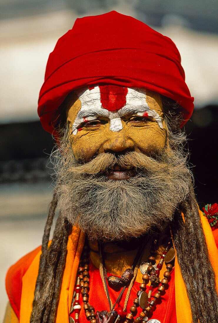 Sadhu Holy man  Pashupatinath  Kathmandu valley  Nepal