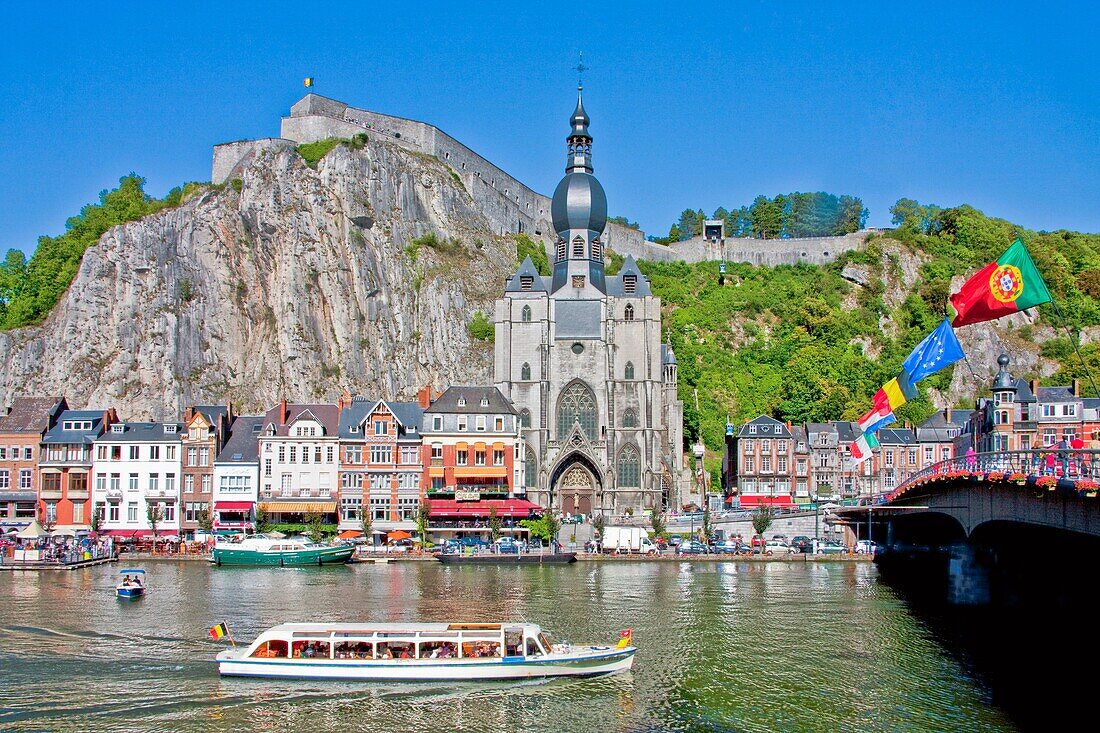 Belgium- August 2010 Dinant City The Citadel.