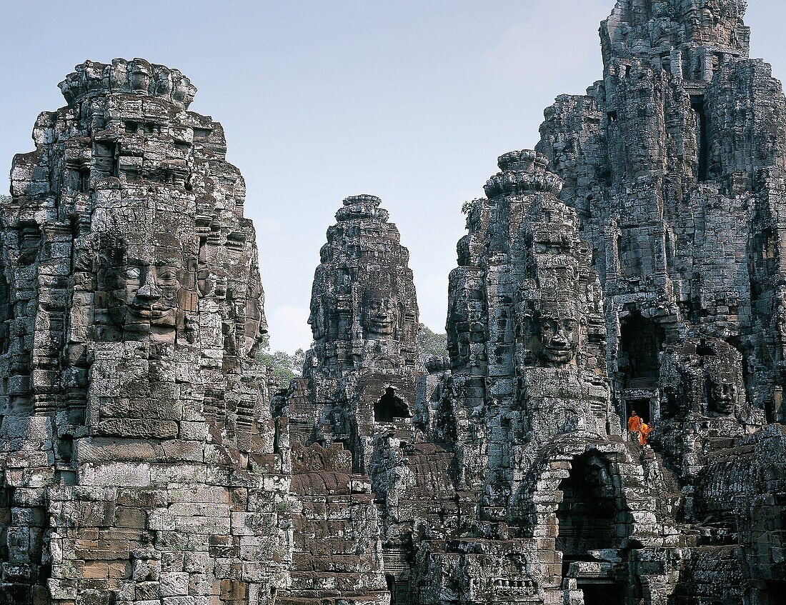 Cambodia-Nov 2009 Angkor Temples W H  Bayon Temple.