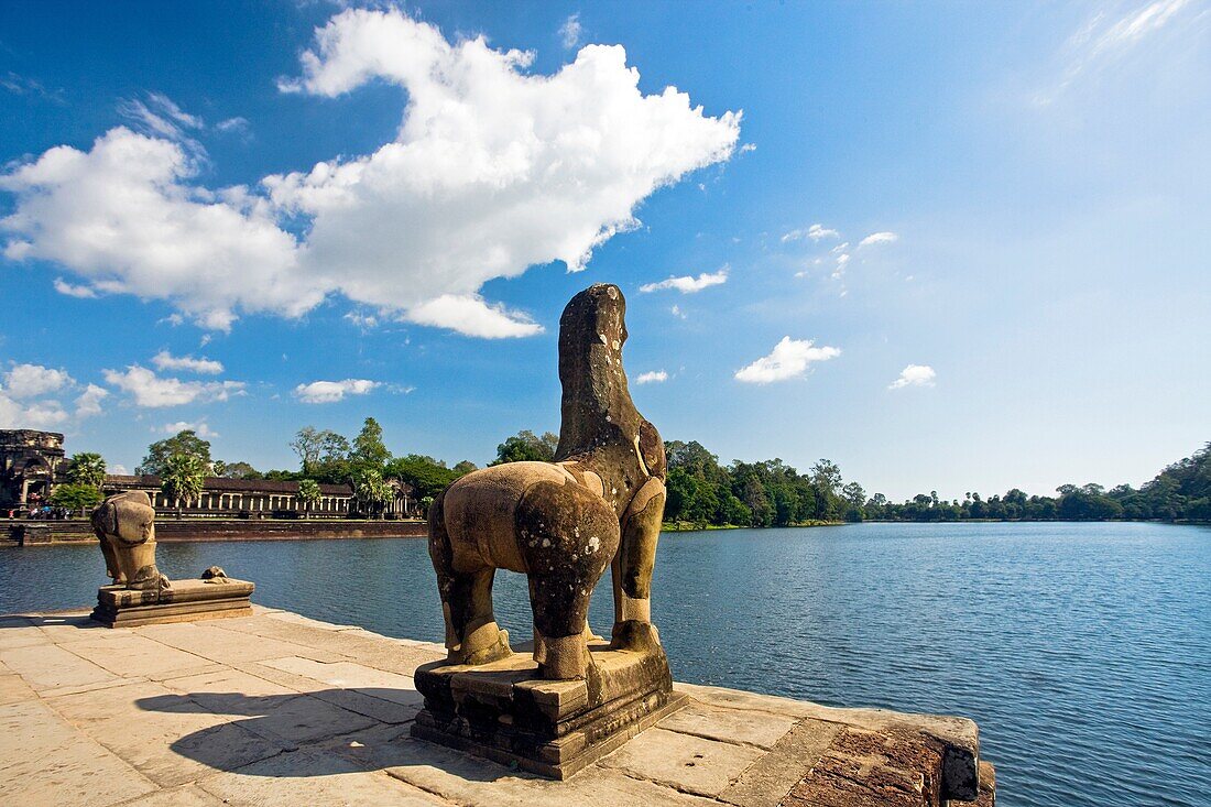 Cambodia-No  2009 Siem Reap City Angkor Temples W H  Angkor Wat Temple.