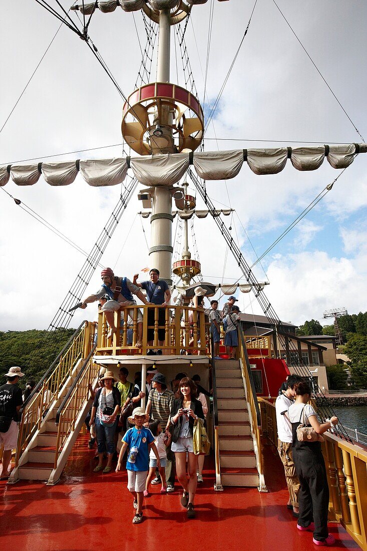 Hakone-Sightseeing-Kreuzfahrt, Ashi-See, Hakone, Kanagawa, Japan