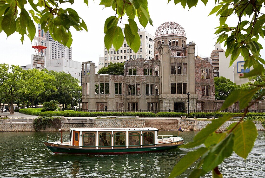 Atomic Bomb Dome, Peace Memorial Park, Hiroshima, Japan.
