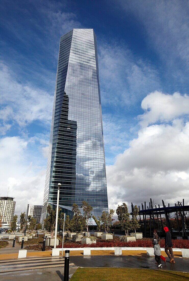 Torre de Cristal, CTBA, Cuatro Torres Business Area, Madrid, Spain.