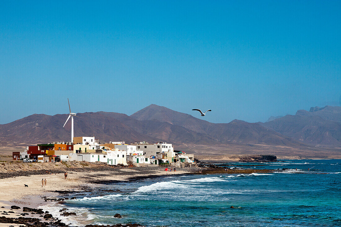 Fischerdorf El Puertito, Punta de Jandia, Jandia Halbinsel, Fuerteventura, Kanarische Inseln, Spanien