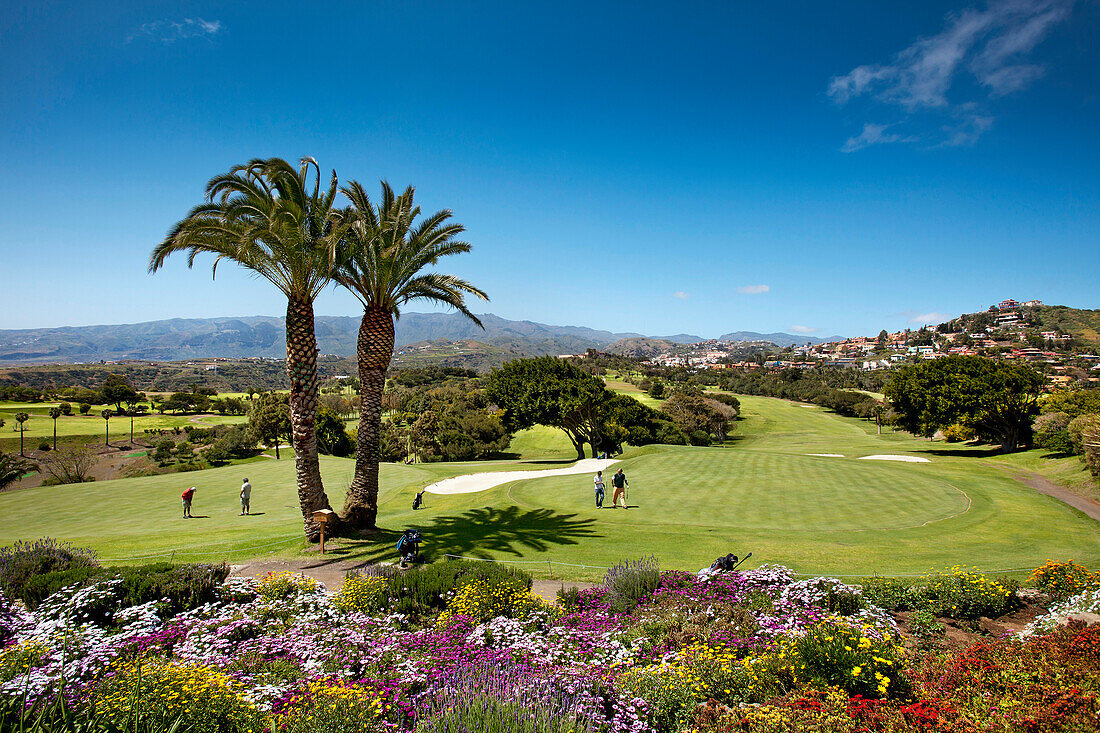 Real Club de Golf de Las Palmas, Bandama Krater, Gran Canaria, Kanarische Inseln, Spanien