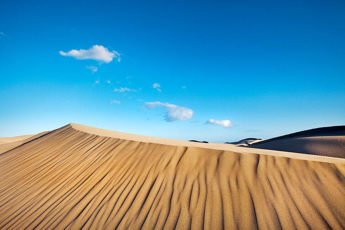 Sand dunes of Maspalomas, Gran Canaria, Canary Islands, Spain