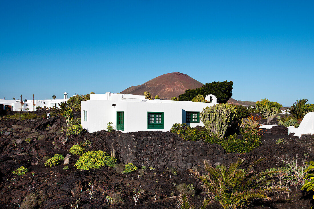 Exterior view of the museum Fundacion Cesar Manrique, Tahiche, Lanzarote, Canary Islands, Spain, Europe