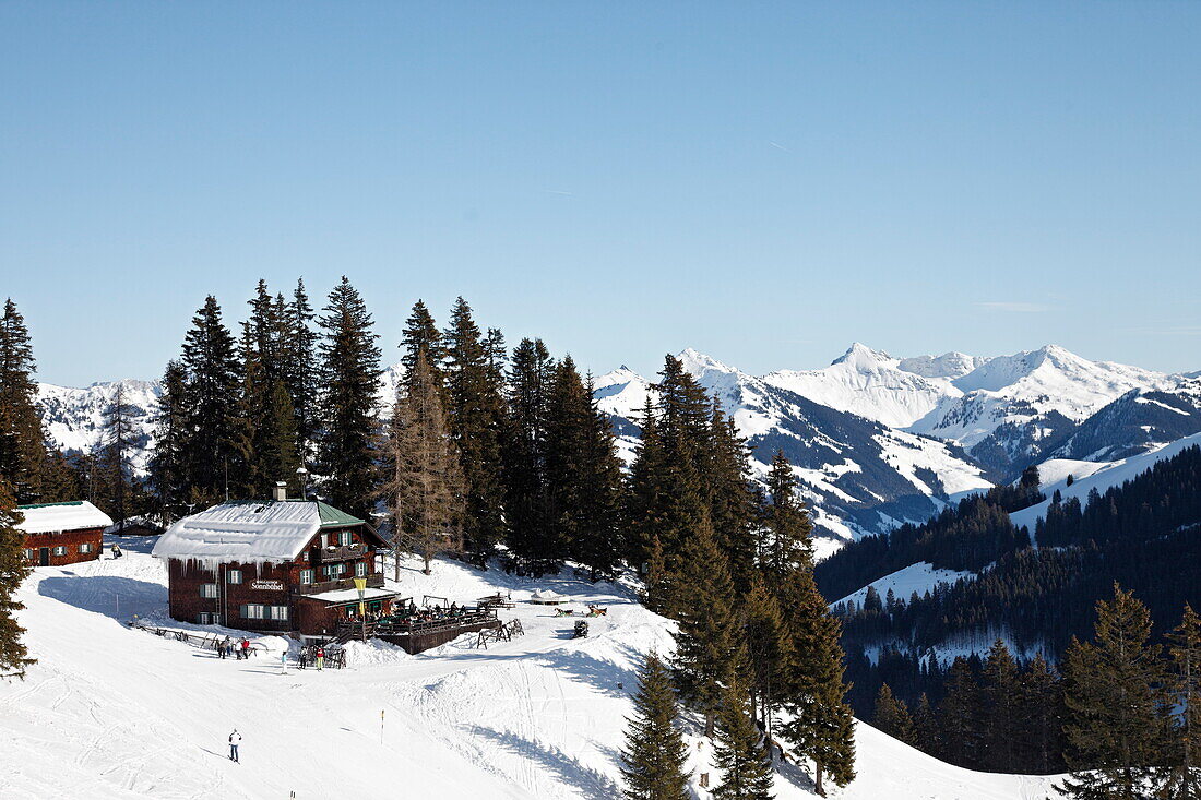 Hotel in the mountains Sonnbuhel, Kitzbuhel, Tyrol, Austria