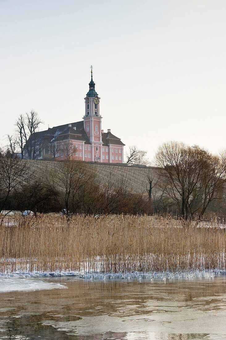 Klosterkirche Birnau, nahe Überlingen, Bodensee, Baden-Württemberg, Deutschland