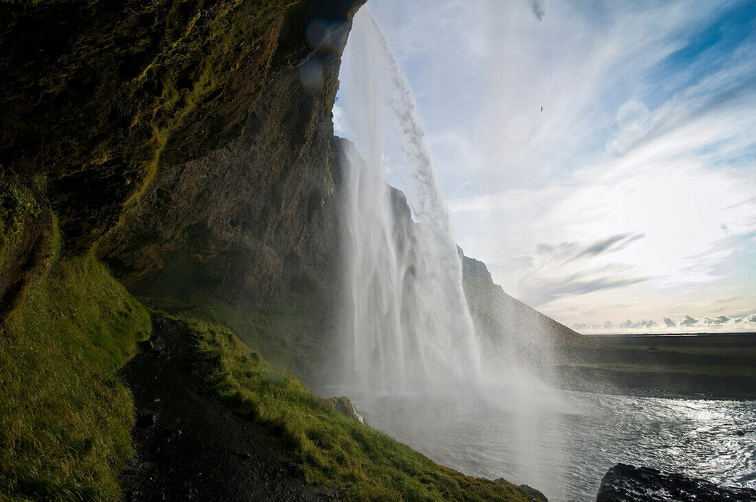 Wasserfall, Seljalandsfoss, Island, Skandinavien
