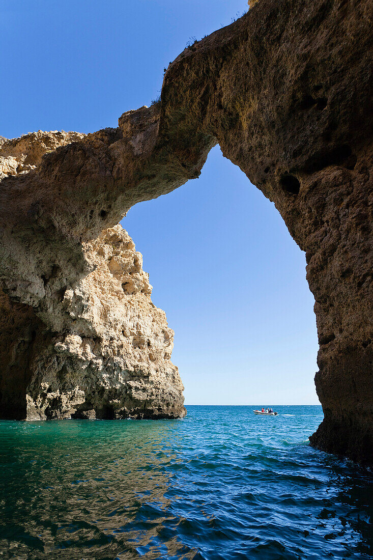 Rocks of the Algarve, Atlantic Coast, Portugal, Europe