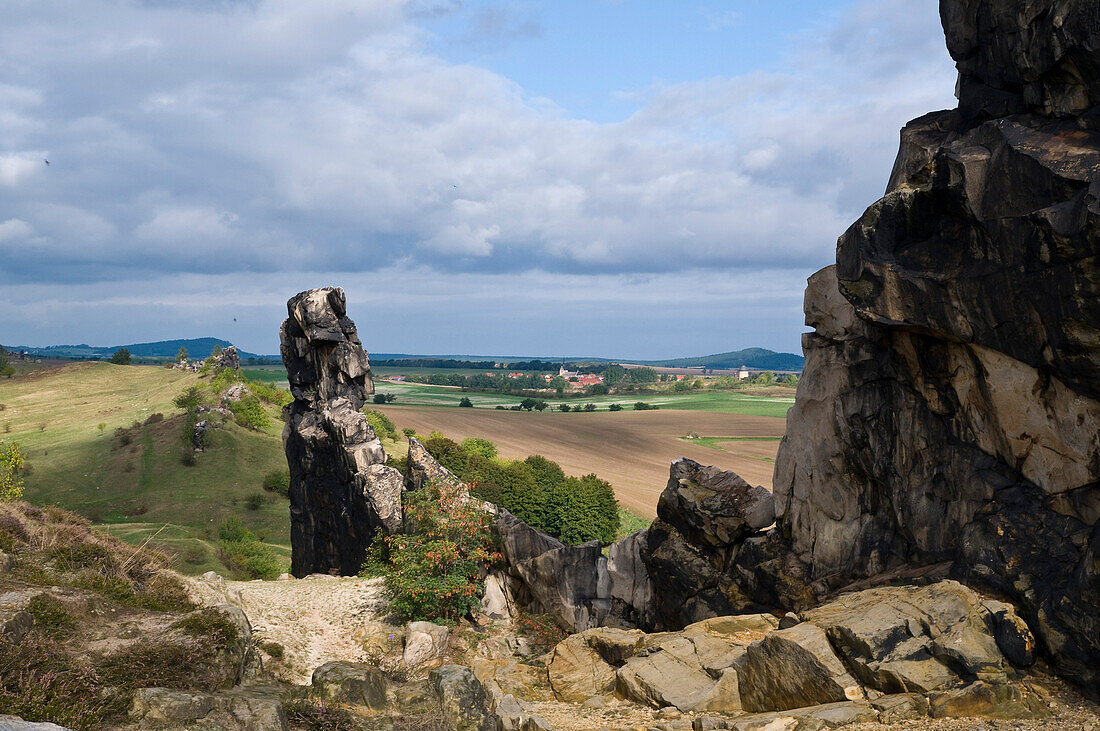 Teufelsmauer bei Thale, Harz, Sachsen-Anhalt, Deutschland