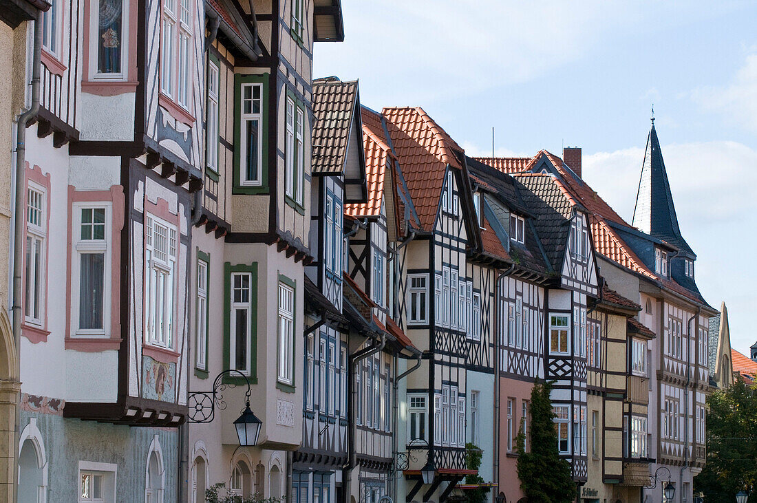Fachwerkhäuser, Altstadt, Wernigerode, Harz, Sachsen-Anhalt, Deutschland