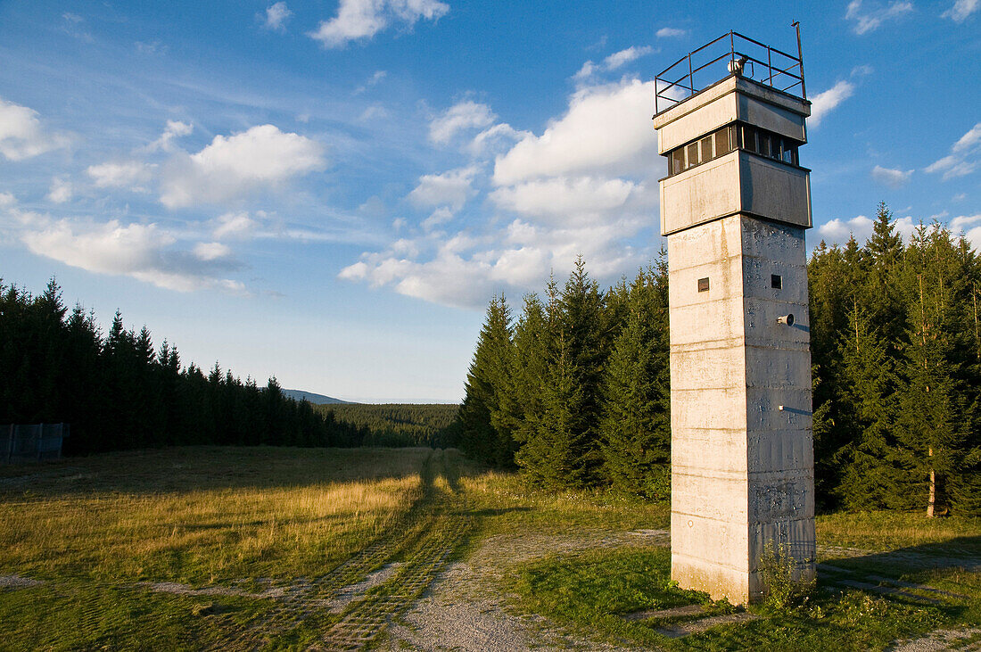 Border Museum near Sorge, watch tower, Harz, Saxony-Anhalt, Germany