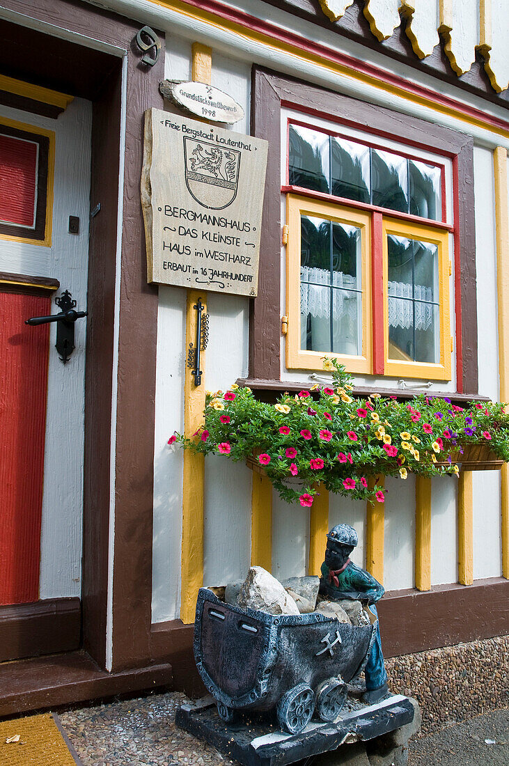 Bergmannshaus, Lautental, Harz, Niedersachsen, Deutschland