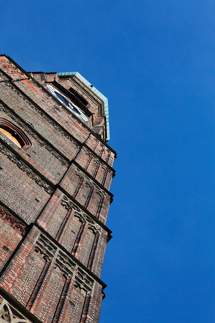 Turm der Frauenkirche, Dom zu unserer Lieben Frau, München, Oberbayern, Bayern, Deutschland, Europa