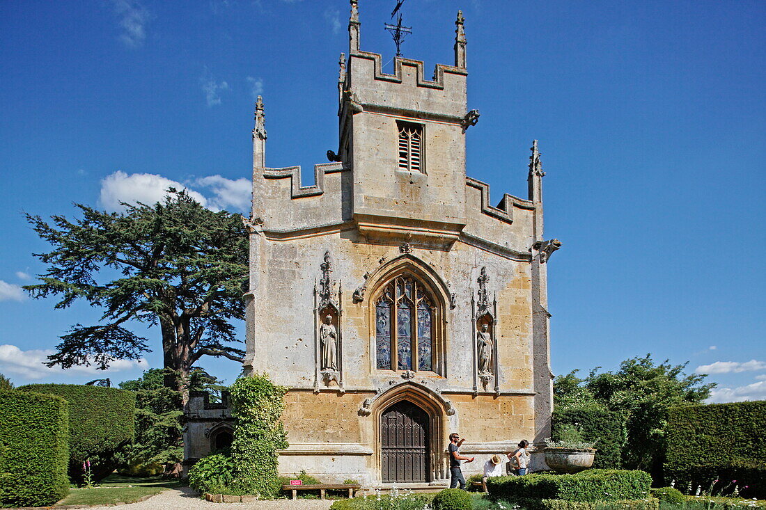 Saint Mary's church at Sudeley Castle, Gloucestershire, Cotswolds, England, Great Britain, Europe