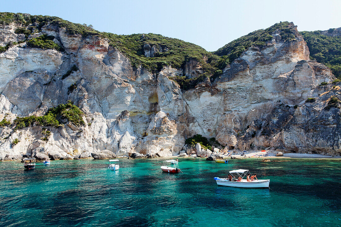 Strand in der Cala Felci, Insel Ponza, Pontinische Inseln, Latium, Italien, Europa